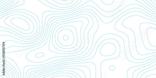 Topographic map background with geographic grid for hiking and mountain sport. modern design with white background and colorful wave line. topographic contour lines vector map seamless pattern vector.