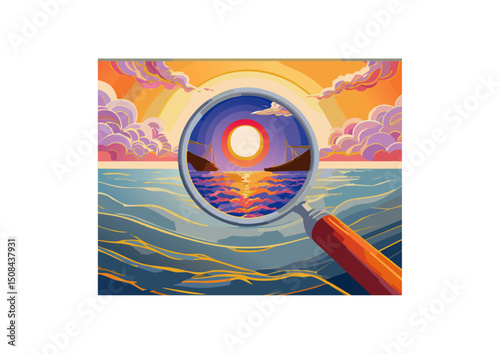 The boat became a mirror, reflecting the viewer's own aspirations for freedom and discovery.
The image also evoked a sense of profound peace. There was no turbulence, no storm clouds gathering on the 