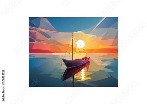 The boat, small as it was, held within it the promise of adventure. Every ripple it created, every inch it traversed, was a step further into the unknown. It was a symbol of human courage, of the will
