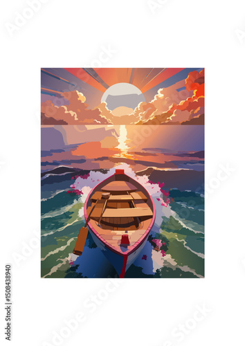 The boat was alone, truly alone, in a way that few human experiences allow. There were no other vessels in sight, no distant plumes of smoke from passing ships, no contrails in the sky
