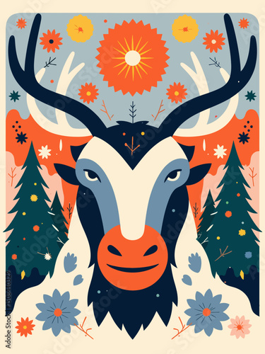 nordic traditions Asatru symbol illustration