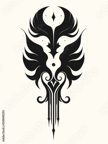 nordic traditions Asatru symbol illustration