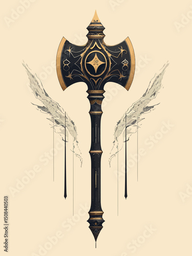 thor hammer symbol illustration