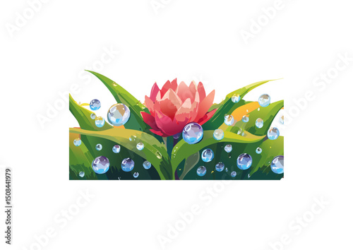 began to exert its inevitable influence. The smallest dew drops, those clinging precariously to the edges of the pistil, began to shrink, their volume slowly diminishing