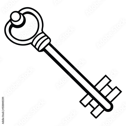 illustration of a key