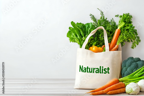 Organic Veggies in a Recyclable Bag