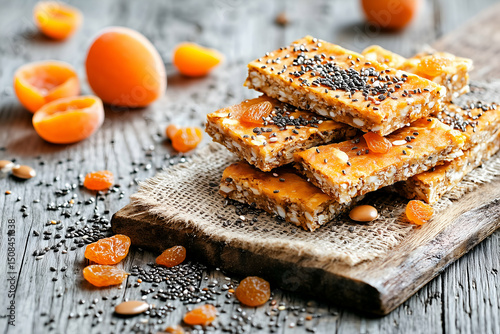 Gluten-free snack idea with dried fruit and seeds