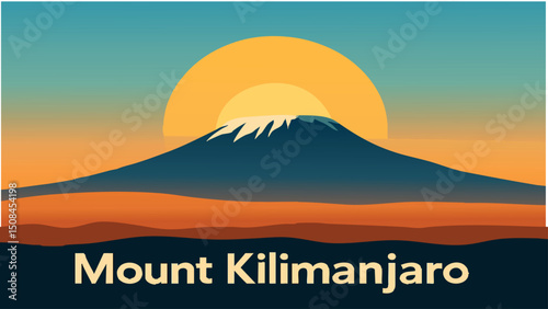Sunrise Over Mount Kilimanjaro.eps