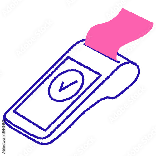 Payment terminal with receipt