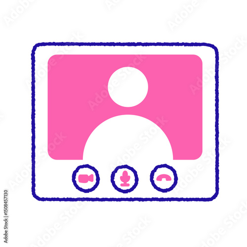 Video call window interface