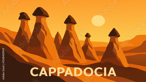 Cappadocia's Fairy Chimneys at Sunrise