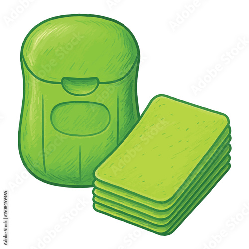 Biodegradable Soap Sheets Vector – Portable Eco Cleaning Strips