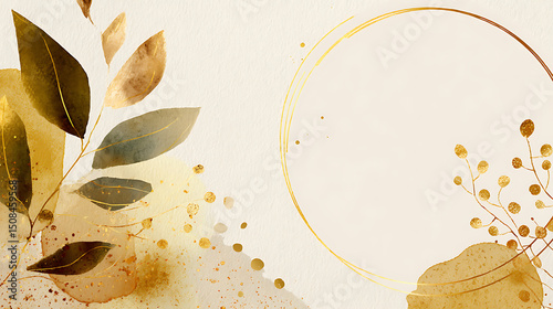 Soft Minimal Abstract Botanical Illustration