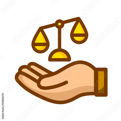 hand holding a law, hand law, police and  lawyers and legal files, police, judges and prisons colorful