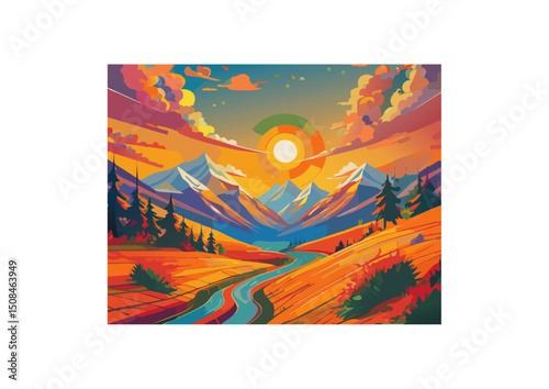 The river, too, held its own allure. One could imagine dipping a hand into its cool, clear waters, feeling the smooth, polished stones beneath. Or perhaps sitting on a sun-warmed rock, watching the cu