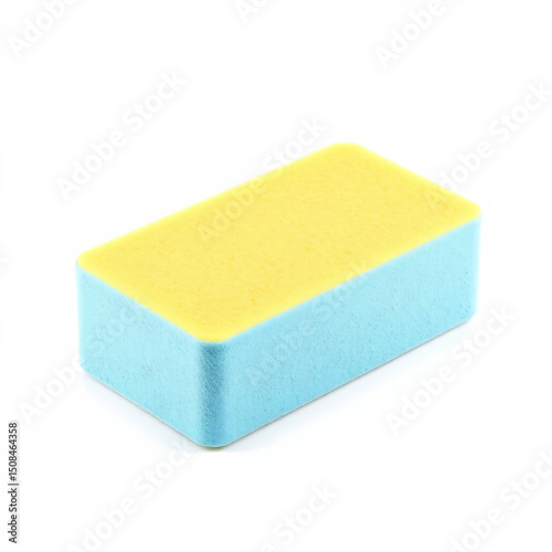 3D Cleaning Sponge in Pastel Plastic Look.