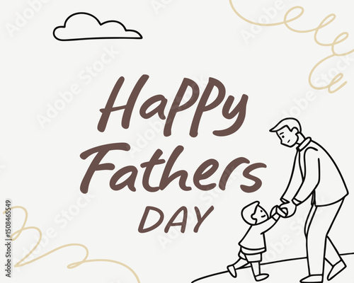 Happy father day with Silhouette son is riding his father's neck at Mountain peaks in evening time vector design
