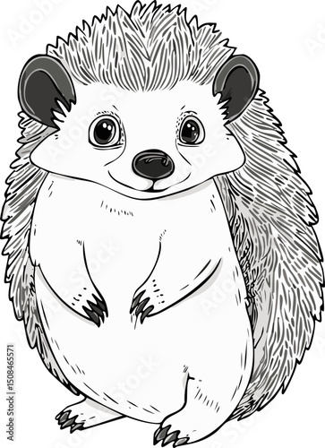 Woodland Animals SVG Illustrations funny Animals Handmade  scribbles cat