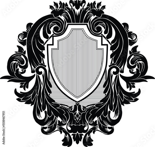Ornate vintage frame with intricate floral designs.