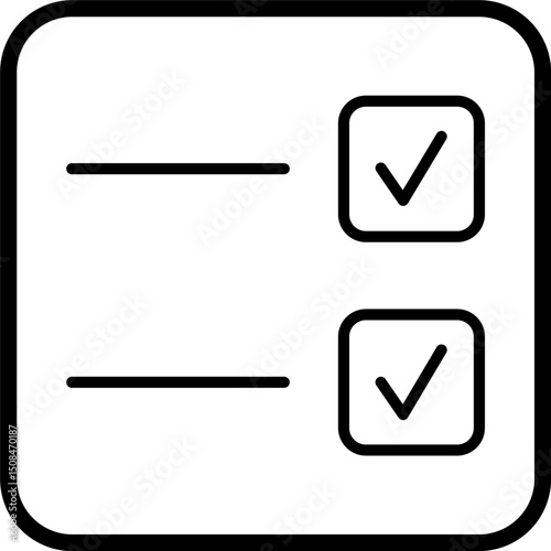 Consent form with checklist icon