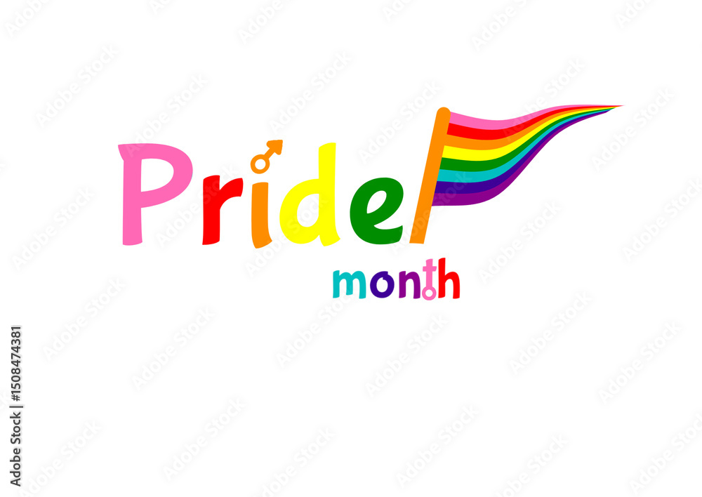Fototapeta premium Pride month
