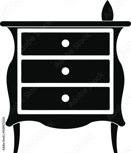 wooden chest of drawers