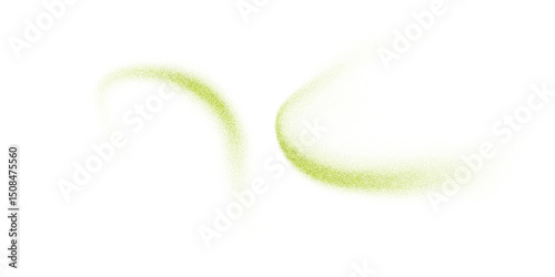 Matcha powder and green tea splash on white background, top view. Japanese moringa pile with detox smoothie and ground herb burst. Healthy plant-based food and drink with cooking vegetable leaf.