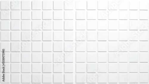 Grid of wave offset white squares or boxes geometry background wallpaper banner, flat lay (8)