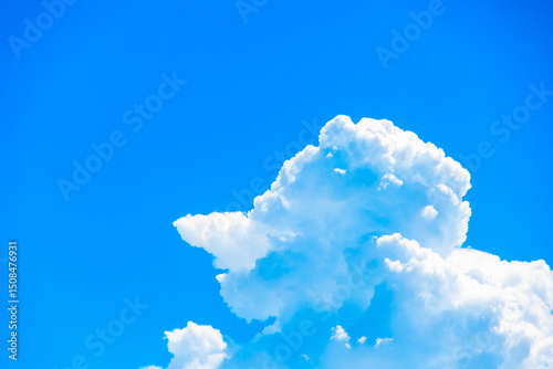 Fototapeta Naklejka Na Ścianę i Meble -  夏空と入道雲