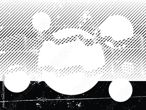 Glitch distorted grunge layer . Noise destroyed texture. Checkered race grunge flag . Overlay grunge texture .Distressed effect .Vector shapes with a speed lines and tire tracks screen print texture.