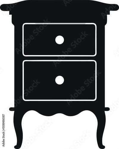 wooden chest of drawers