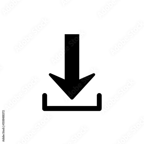Download Icon Arrow Pointing Down
