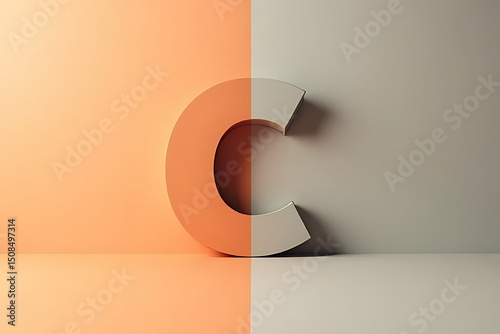 creative take on a lowercase 