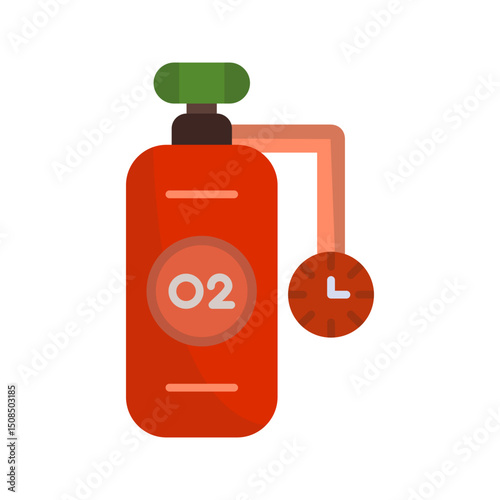 Oxygen Tank Vector Icon