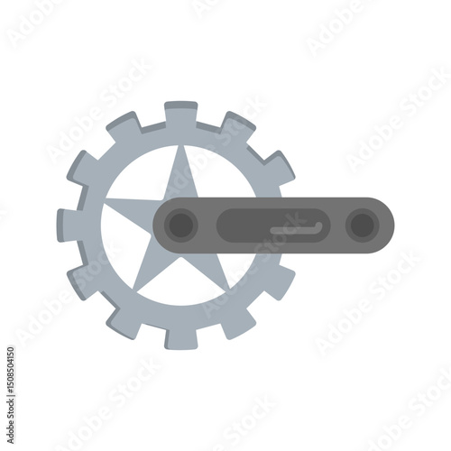 Crankset Vector Icon