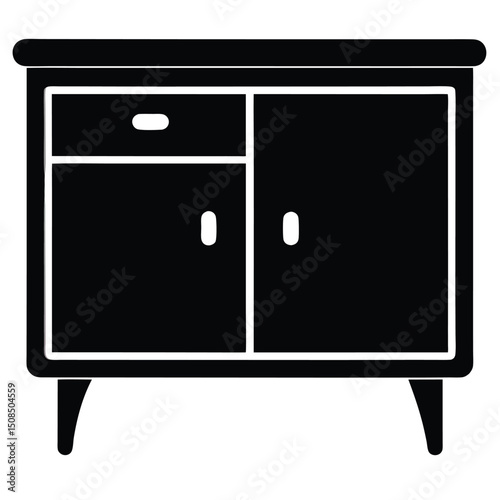 black and white furniture