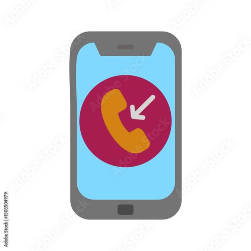 Incoming Call Vector Icon