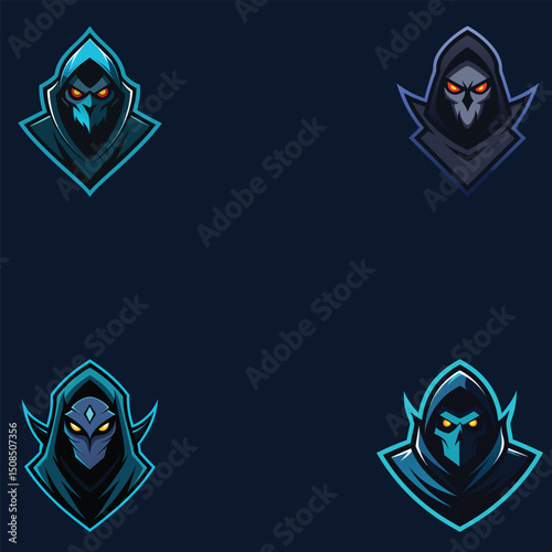 Vengeful Assassin Mascot Logo Bundle