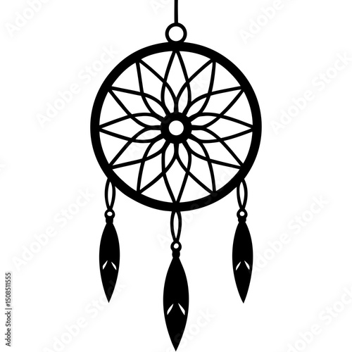 dream catcher on white background   (1).svg