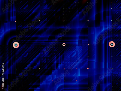 Abstract digital background, bright blue background