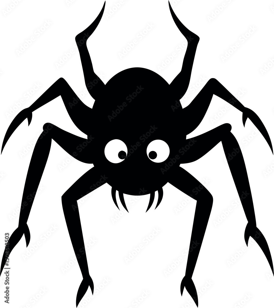 Obraz premium spider isolated on white background