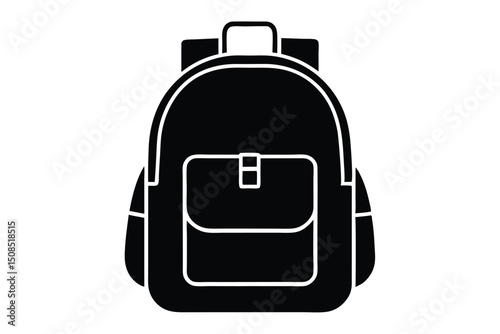 travel bag isolated on white