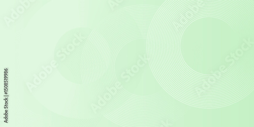 Wallpaper Mural Soft green abstract background with circular line patterns and smooth gradient, perfect for modern and minimal design projects. Torontodigital.ca