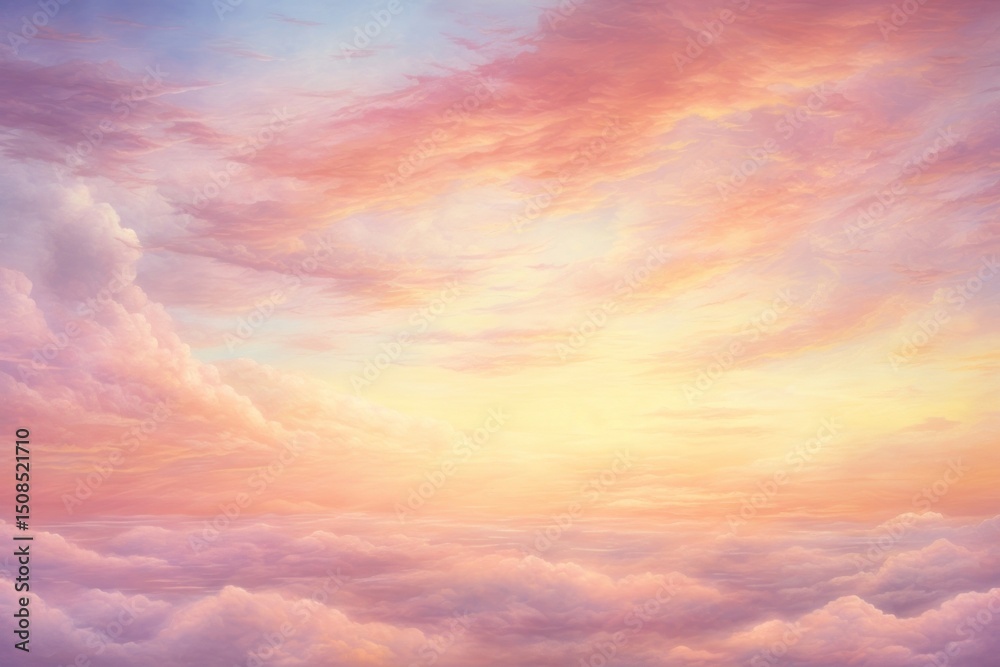 Obraz premium Sunset sky backgrounds outdoors horizon.