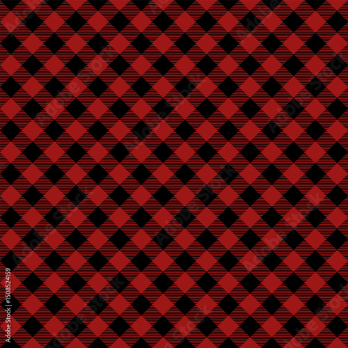 red and black checkered pattern