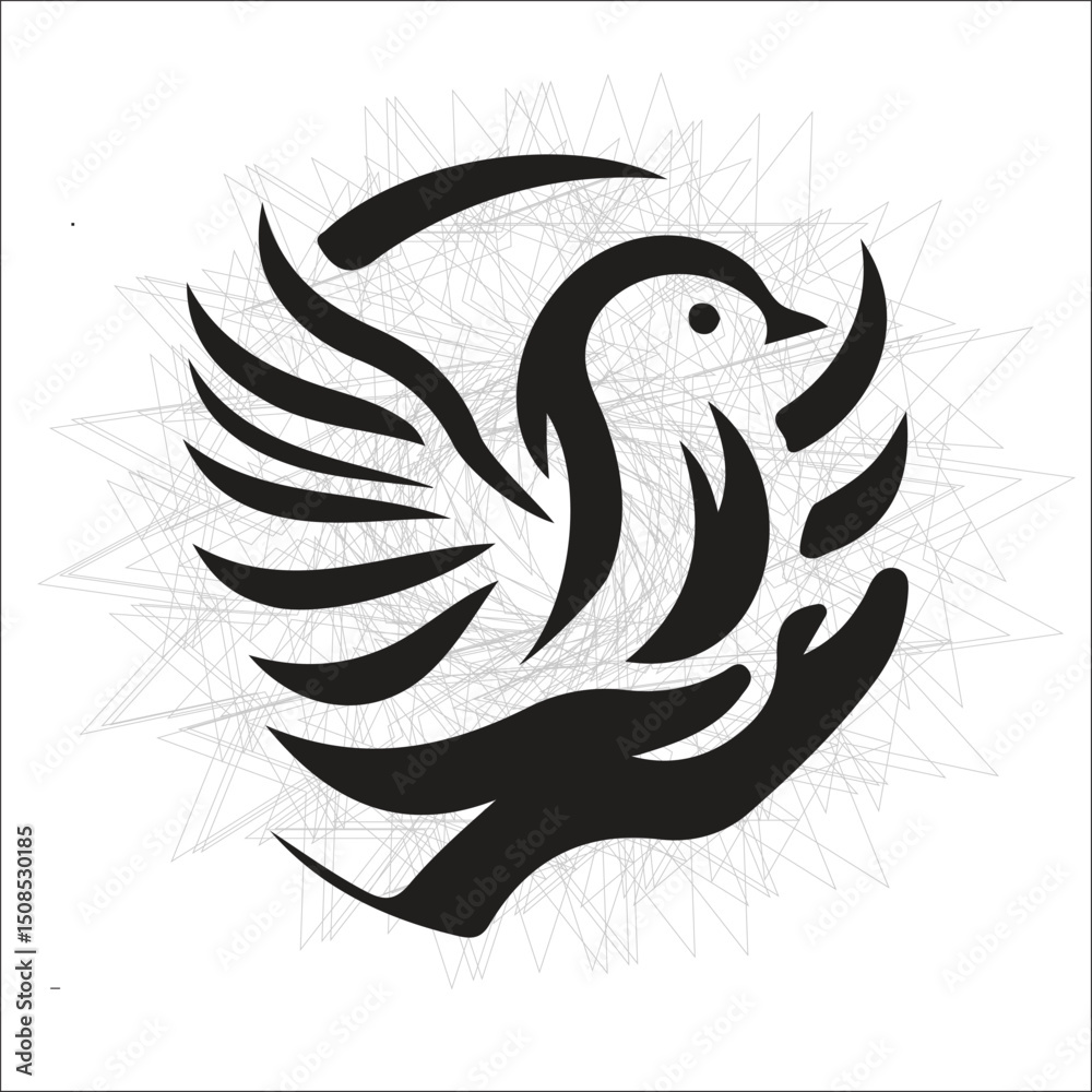 Obraz premium eagle tattoo design