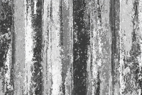 Gray And White Corrugated Metal Texture