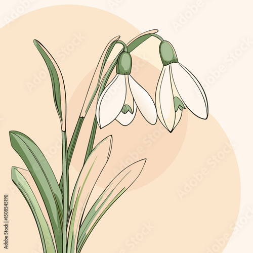 Flower Icon - Thin Line Series
