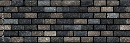 Decorative Gray Brick Wall Pattern