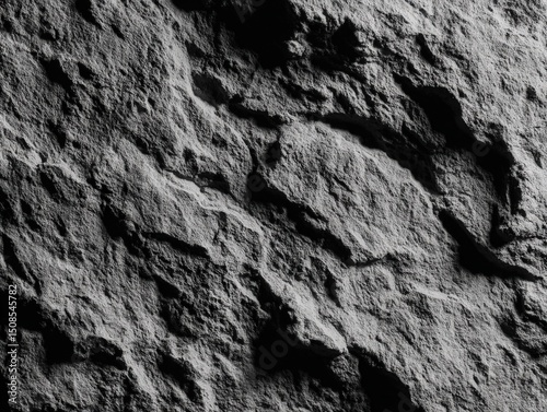Textured Rock Surface Gray Scale